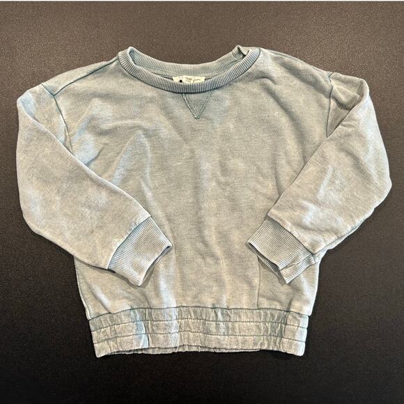 Jessica Simpson Toddler 3T Two-Piece Acid Wash Sweat Set – Light Blue/Gray - Picture 2 of 9